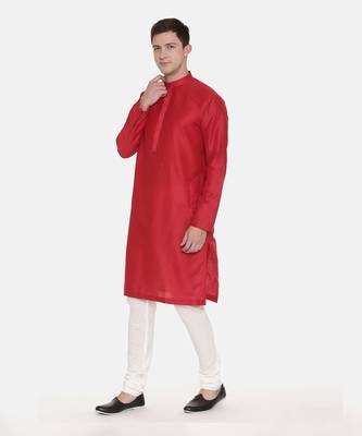 Classic Silk Kurta Set 3