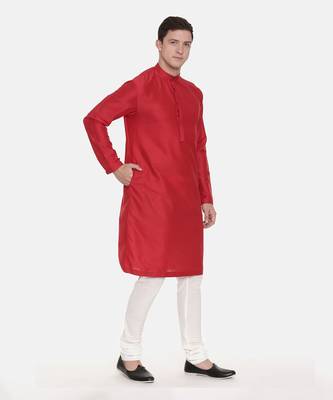 Classic Silk Kurta Set 4