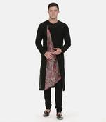 Silk Chanderi Printed Kurta Set