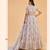 Lavender Heavy Thread,Jari Embroidery Work Georgette unstitched Long Length Kameez pant silk salwar suit