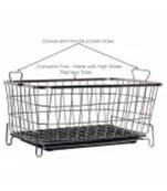 Coconut Dish Drainer Steel Vessel Drainer Basket Steel Dish Drying Rack Utensil Drainer