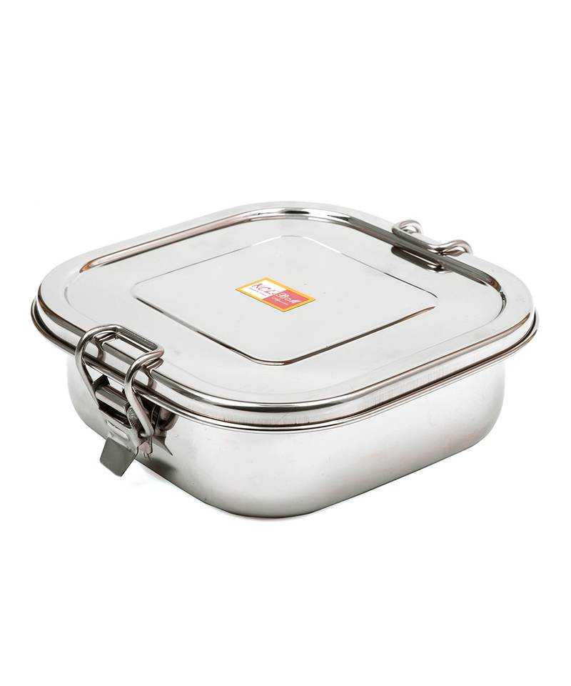 KCL Stainless Steel Leakproof Lunch Box Small   1 Unit (1 Tier With Plate)