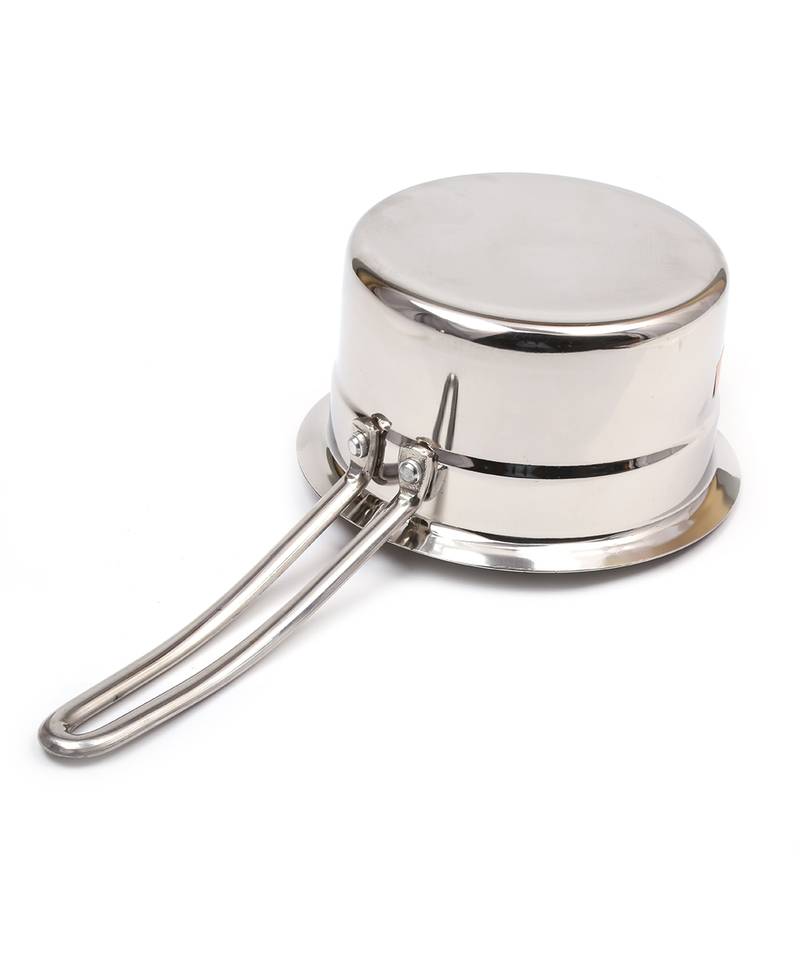 KCL Plain Stainless Steel Saucepan with SS Handle   1 Unit   (Capacity 1000 ML)