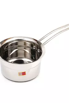KCL Plain Stainless Steel Saucepan with SS Handle   1 Unit   (Capacity 1500 ML)