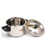 KCL Stainless Steel Flat Milk Boiler   Diameter   19 cm   Capacity   1.5 Litre