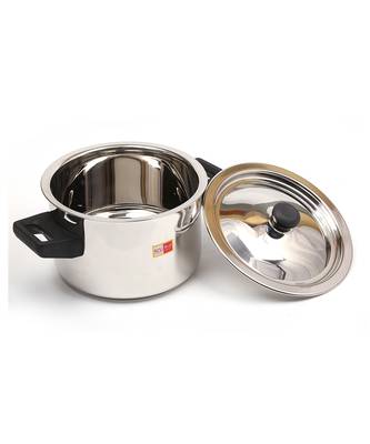 KCL Stainless Steel Flat Milk Boiler   Diameter   22 cm   Capacity   2.5 Litre 1