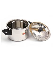 KCL Stainless Steel Flat Milk Boiler   Diameter   22 cm   Capacity   2.5 Litre