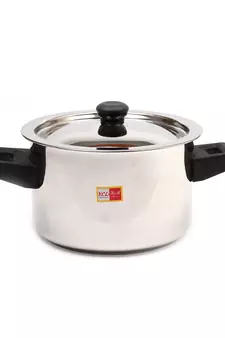 KCL Stainless Steel Flat Milk Boiler   Diameter   22 cm   Capacity   2.5 Litre