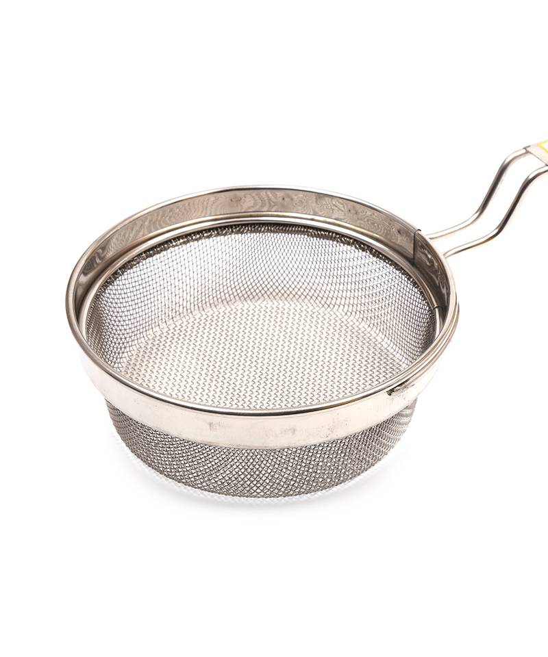 KCL Stainless Steel Puri Strainer Jhara Deep Fry Oil Mesh Filter No. 7   1 Unit   42 cm