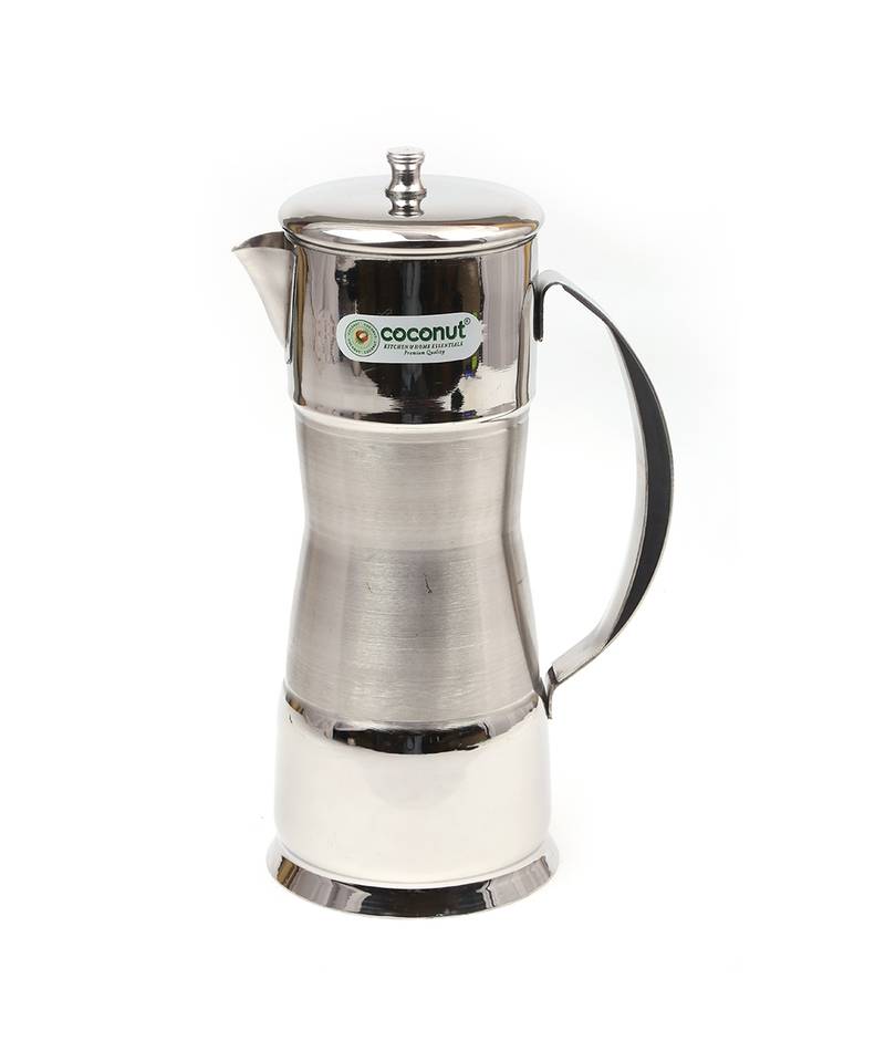 Coconut Stainless Steel Jug/Water Jug/Water Pitcher/Fridge Jug with Lid   1250ML
