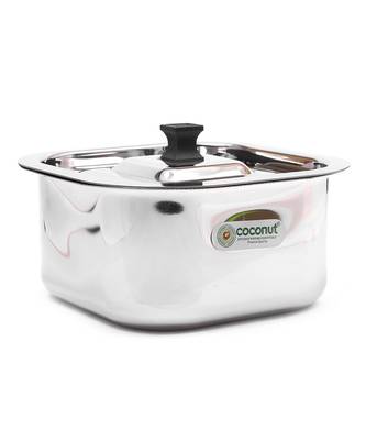Coconut Stainless Steel Hammered Tea Pot For Tea/Coffee   1 Unit   Capacity   500 Ml 1