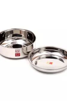 KCL Cooker Container Outer Lid Pressure Cooker, 5   litres   19cm, Stainless steel.