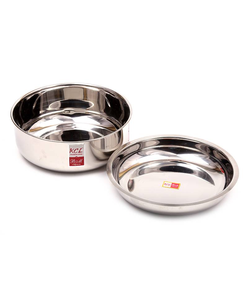 KCL Cooker Container Outer Lid Pressure Cooker, 5   litres   19cm, Stainless steel.