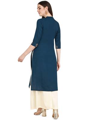 blue cotton printed  Kurti 2