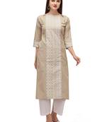 chiku cotton printed  Kurti