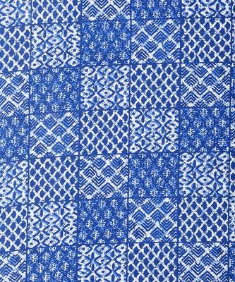 Rajsthan Decor Screen Print Cotton Floral Window Curtain Set of 2 (54x62 Inch) 1