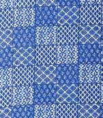 Rajsthan Decor Screen Print Cotton Floral Window Curtain Set of 2 (54x62 Inch)