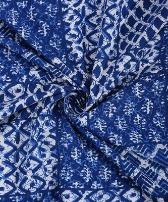 Rajsthan Decor Screen Print Cotton Floral Window Curtain Set of 2 (54x62 Inch) 4