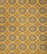 Rajsthan Decor Cotton Yellow Floral Set of 2 Long Door Curtain (54x110 Inch)