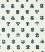 Rajsthan Decor Cotton Ivory Floral Set of 2 Door Curtain (54x85 Inch)