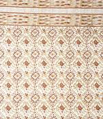 Rajasthan Decor Cotton Metallic Print Set of 2 Long Door Curtain (54x110 Inch)