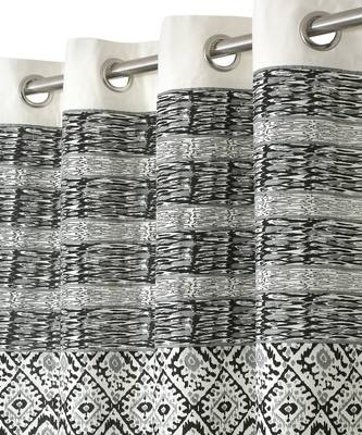 Rajasthan Decor Cotton Metallic Print Set of 2 Door Curtain (54x85 Inch) 2