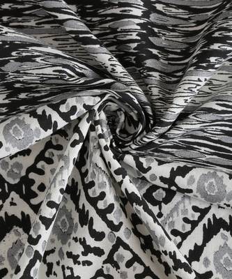 Rajasthan Decor Cotton Metallic Print Set of 2 Door Curtain (54x85 Inch) 4