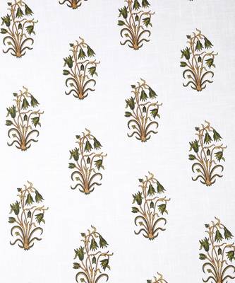 Rajasthan Decor Pure Cotton Floral Print Door Curtain 1 Pc 1
