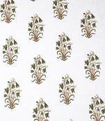 Rajasthan Decor Pure Cotton Floral Print Door Curtain 1 Pc