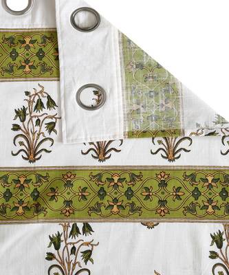 Rajasthan Decor Pure Cotton Floral Print Door Curtain 1 Pc 3