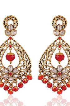 Resplendent Gold Plated Jewellery Earrings For Women