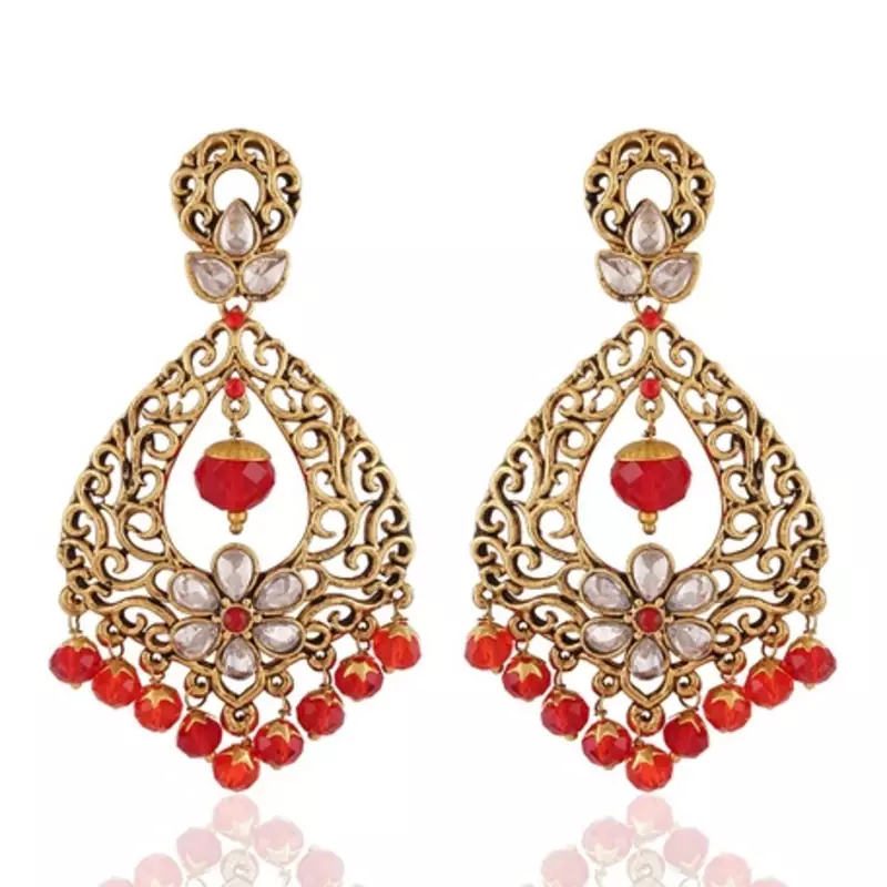 Resplendent Gold Plated Jewellery Earrings For Women