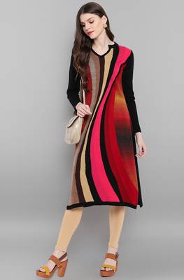 Janasya Multicolor woven polyester kurtas-and-kurtis 1