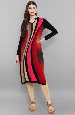 Janasya Multicolor woven polyester kurtas-and-kurtis 3