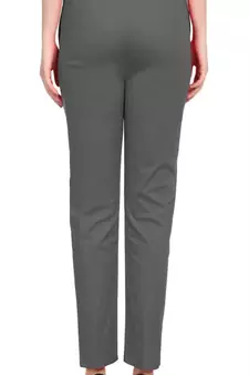 PAVONINE Grey Color Stretchable Cotton Lycra Fabric Pencil Pant