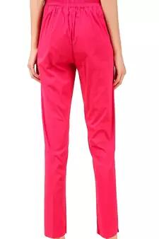 PAVONINE Rani Color Stretchable Cotton Lycra Fabric Pencil Pant