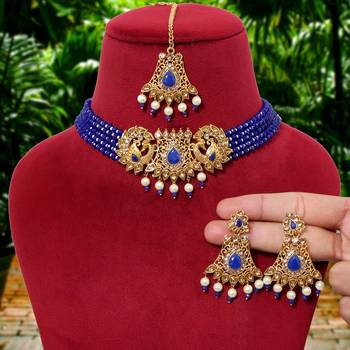 Blue necklace-sets 2