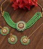Green necklace-sets
