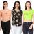 Casual Regular Sleeves Floral Print Women Multicolor Top