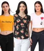 Casual Regular Sleeves Floral Print Women Multicolor Top