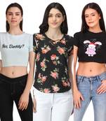 Casual Regular Sleeves Floral Print Women Multicolor Top