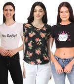 Casual Regular Sleeves Floral Print Women Multicolor Top