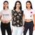 Casual Regular Sleeves Floral Print Women Multicolor Top