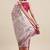 Purple woven banarasi silk saree with blouse