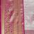 Purple woven banarasi silk saree with blouse