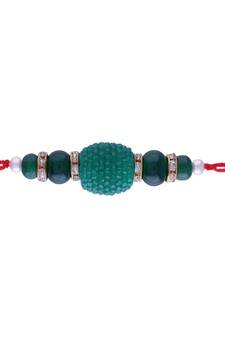 Ethnic Designer Pearl Beads Studded for MenBrother Bhaiya for Rakshabhandan (R090G)