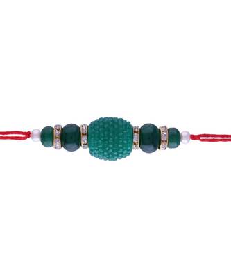 Ethnic Designer Pearl Beads Studded for MenBrother Bhaiya for Rakshabhandan  1