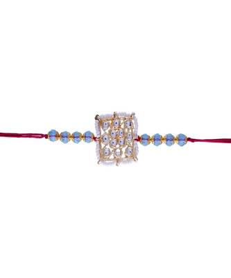 Ethnic Designer Pearl Beads Studded for MenBrother Bhaiya for Rakshabhandan  2