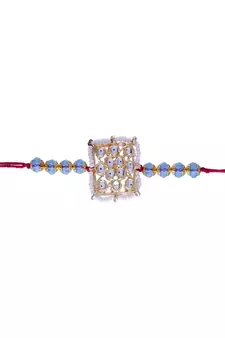 Ethnic Designer Pearl Beads Studded for MenBrother Bhaiya for Rakshabhandan 