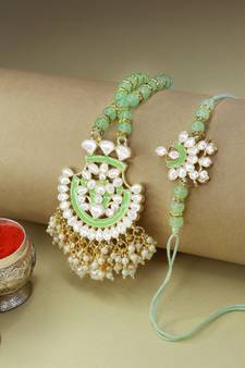 Designer Bhaiya Bhabhi Hanging Lumba Rakhi Combo Set Rakshabhandan (R066MinCO)